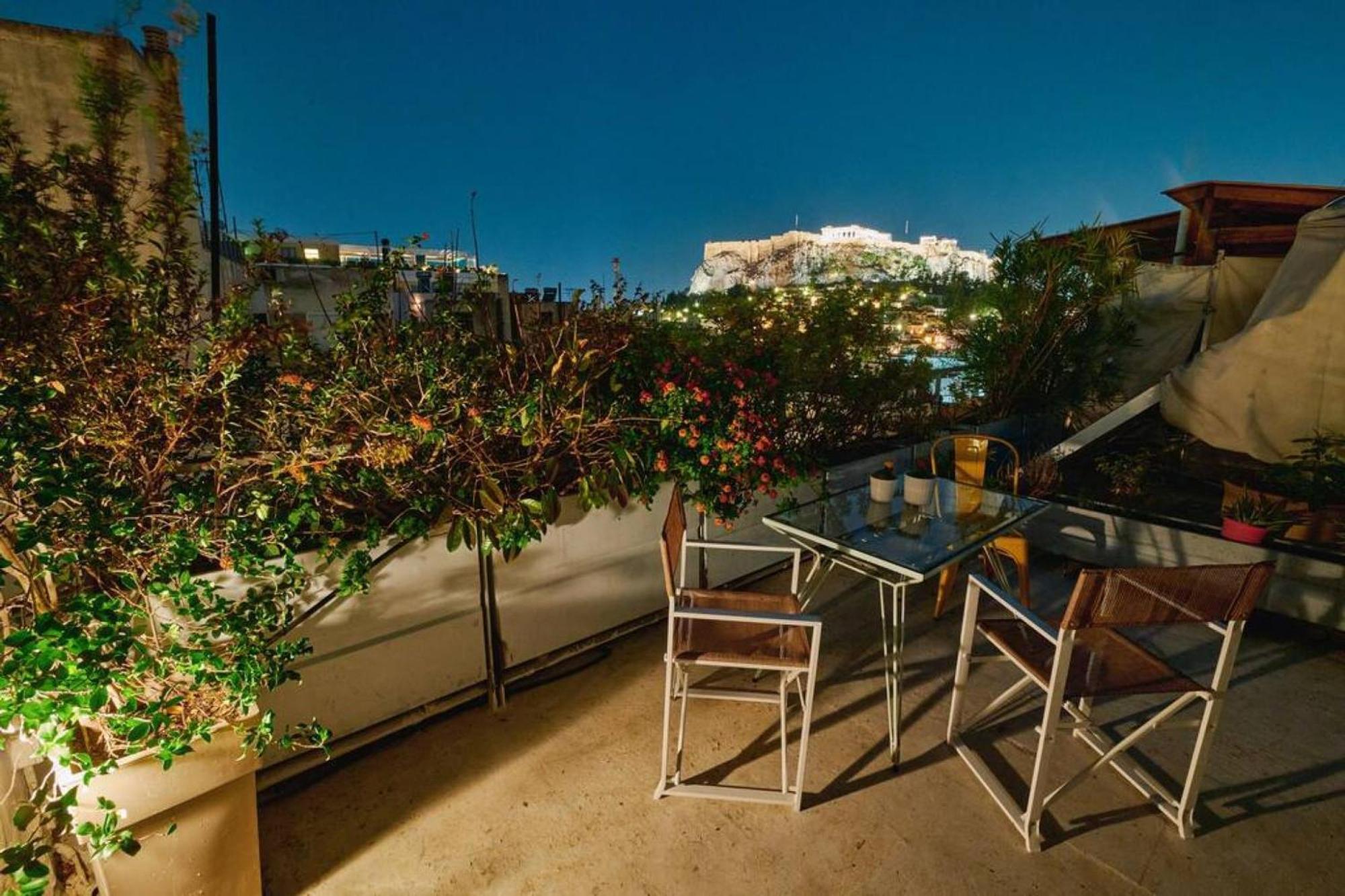 360 View In Roof Top Appartment With Patio أثينا المظهر الخارجي الصورة